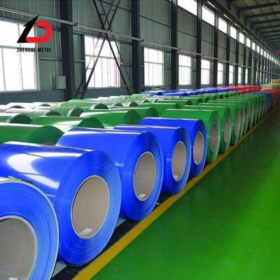 Voldoende voorraad ASTM/AISI/SGCC/CGCC 0.1mm-3.0mm Z120-275 PPGI/PPGL Staal spoel van met aangepaste cyclus 7-15 dagen