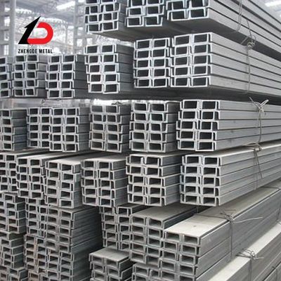 Warmgewalst koolstofstaal Q195 Q235 Q345 Q235D Q275 Q275b C-kanaalbalk Staal U-balk voor structurele ondersteuning in de bouw