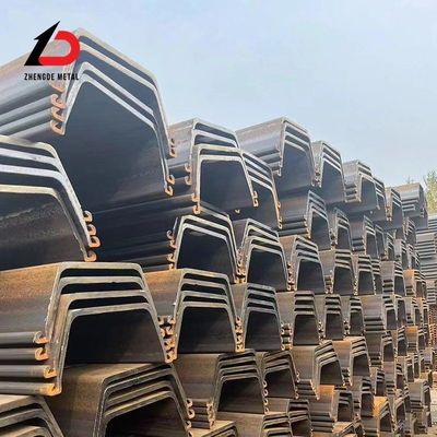 Structurele Z-vorm Afmeting Koud warm gewalst koolstofstaal plaat stapel voor Cofferdam Factory Price
