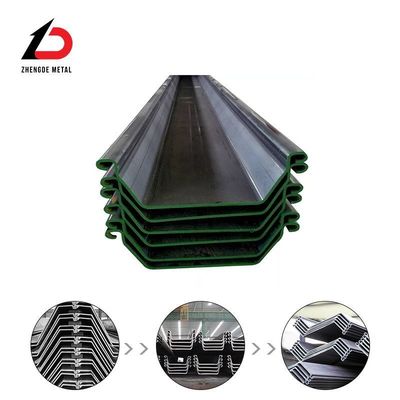 Persoonlijke grootte 9m 12m 15m 18m 24m DIN, JIS, AISI, ASTM, GB, BS Type II Type Iiii Z Type U Type L Steel Sheet Pile / Piling voor overstromingsbescherming