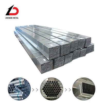 ASTM DN60 80 Sch.20 40 gegalvaniseerde ronde buis vierkant rechthoekig gegalvaniseerde vierkant buis dunne wand dikke wand grote diameter gegalvaniseerde gelaste staalpijp spot stock