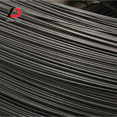 Voorgespannen betondraad 3.8mm 4mm 4.8mm 5.0mm 6mm 7mm Spiraal geribd High Carbon Spanning PC staaldraad