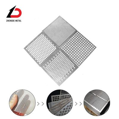 Fabrieksverkoop Aluminium/304 roestvrij staal Perforated Metal Panel/ Perforated Metal Mesh
