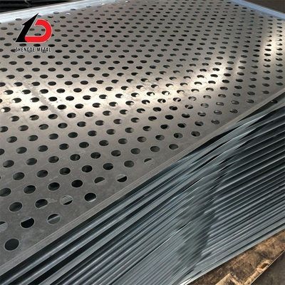 Punch Hole Decoratief Aluminium Perforated Metal Mesh Ronde gat 1220 X 2440 X 2 mm Dikke Perforated Mesh