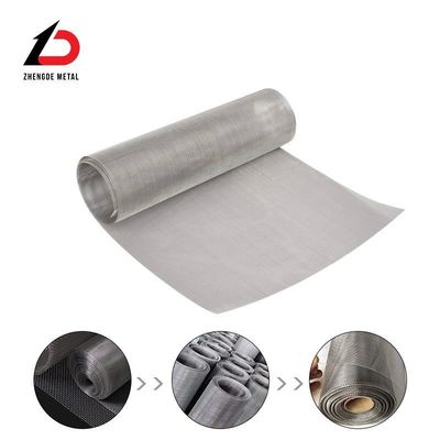 2000 x 2000 mm roestvrij staal aluminium gekrimpd draadnet geweven metaal trillend schermnet