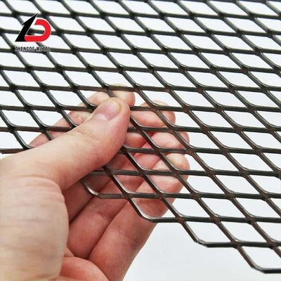 Hoogsterkte Uitgebreid Metalen Draadnet Diamant Stretch Geperforeerd Metalen Net