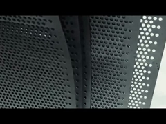 Custom Metal Perforate Mesh Roestvrij staal Aluminium Koper Messing Kleuren